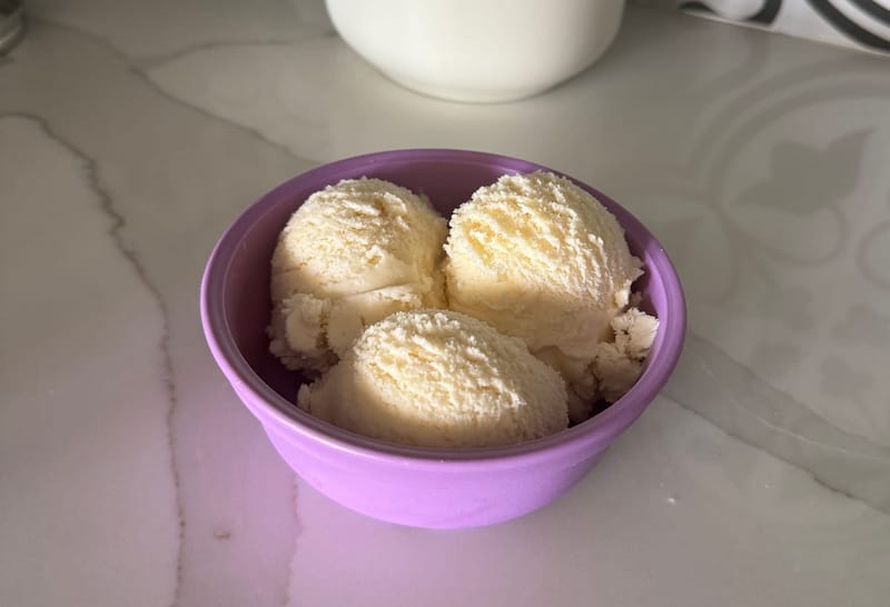 Raw Milk Vanilla Ice Cream